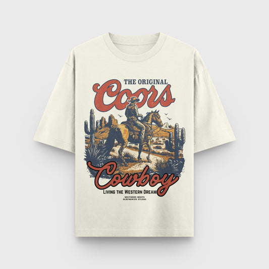 coors-cowboy-oversized-tee