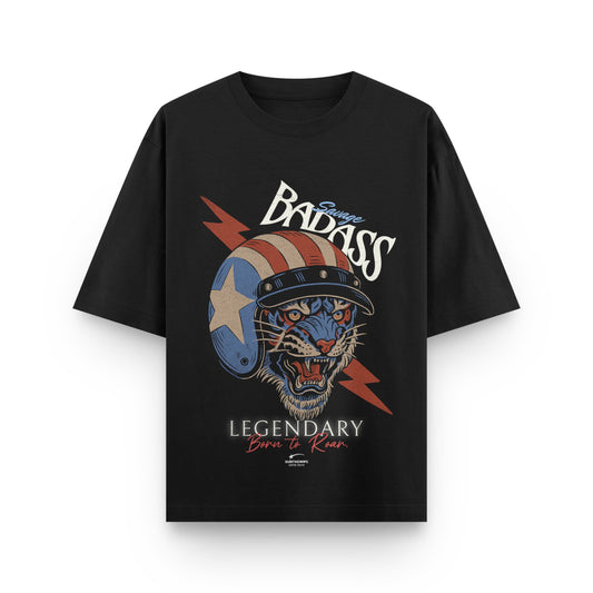 Savage Badass Tiger Graphic T-Shirt