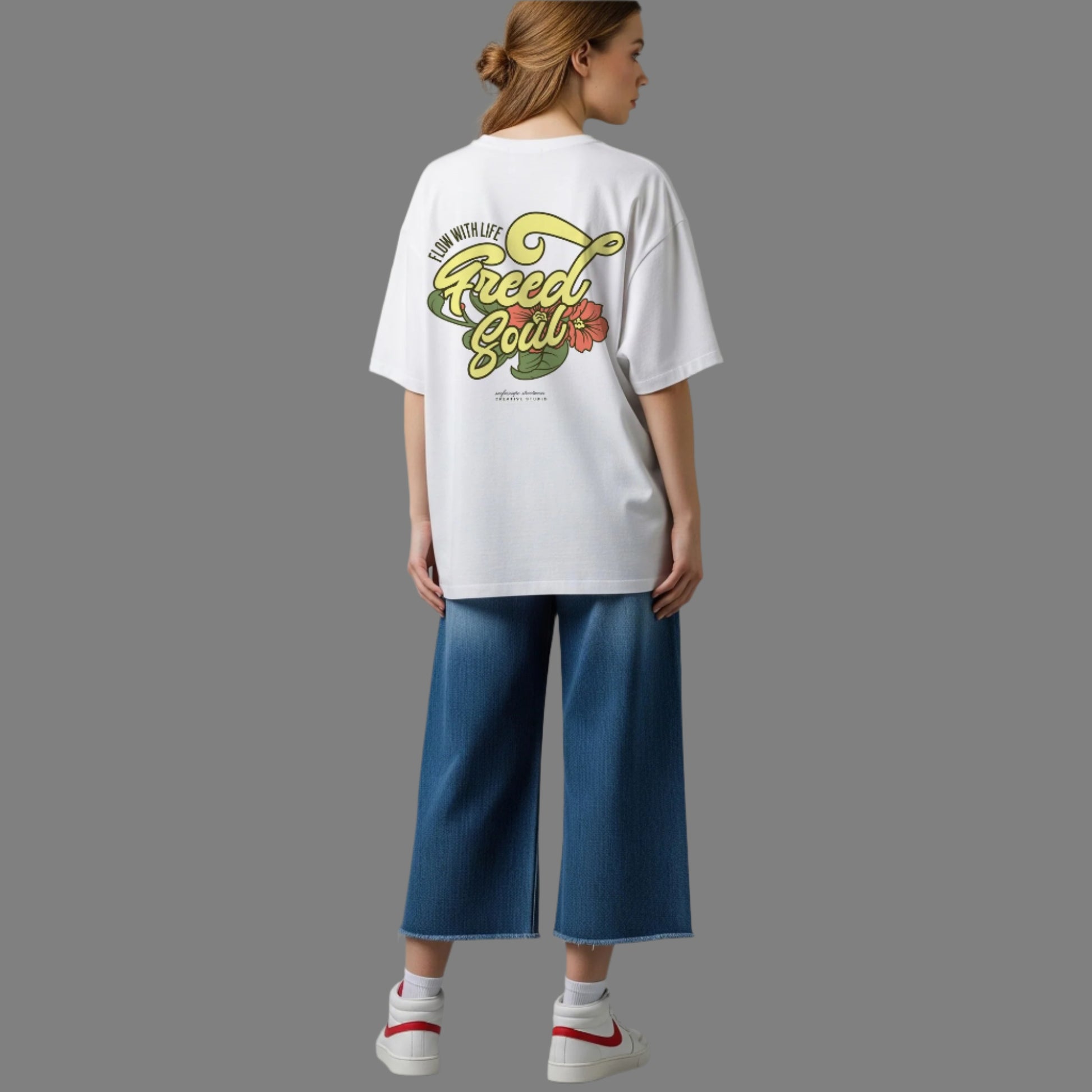 Flow with Life Freed Soul graphic T-shirt