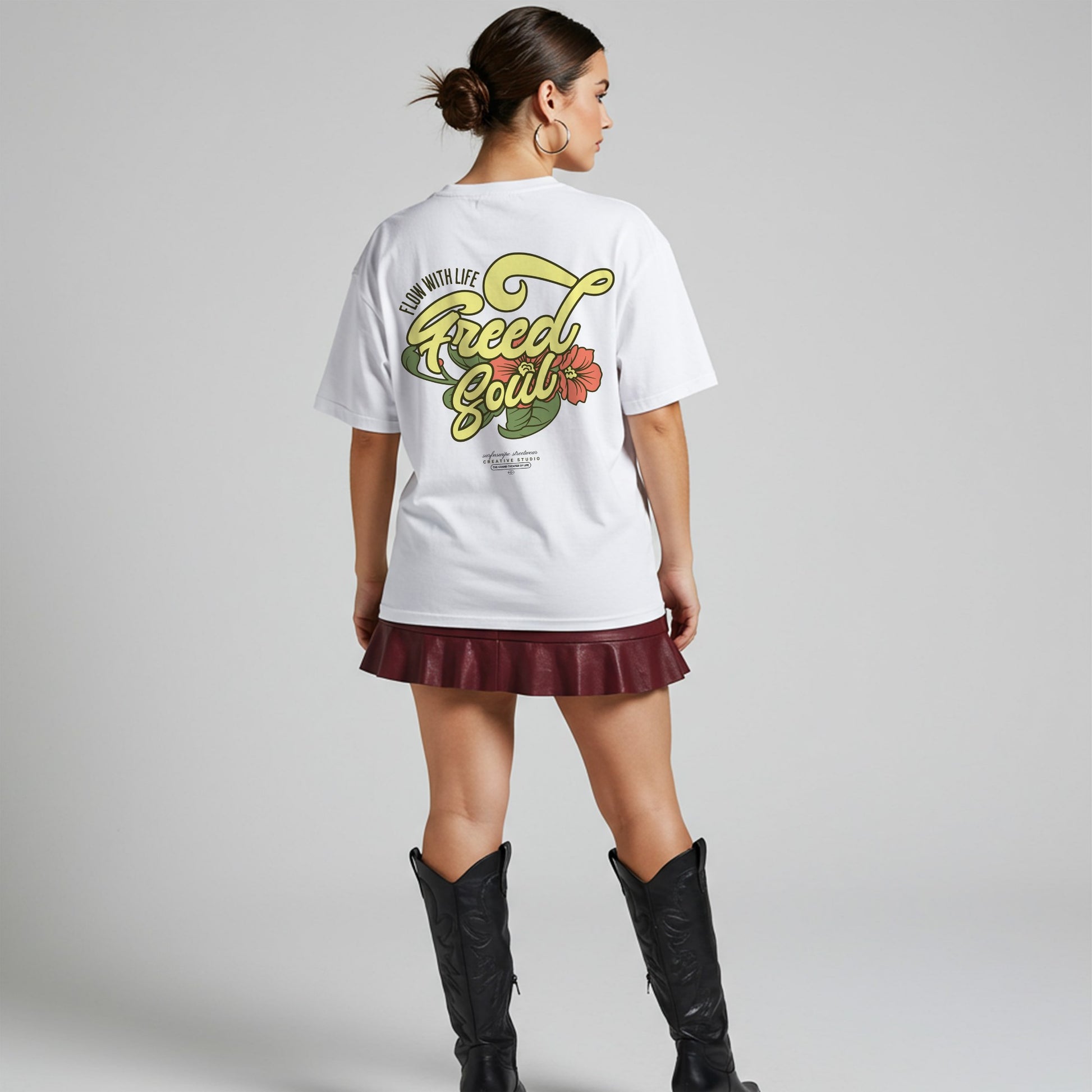 Flow with Life Freed Soul graphic T-shirt