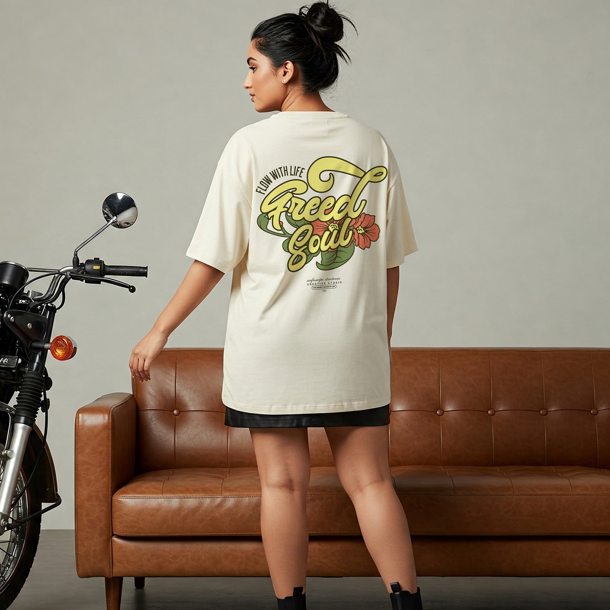 Flow with Life Freed Soul graphic T-shirt