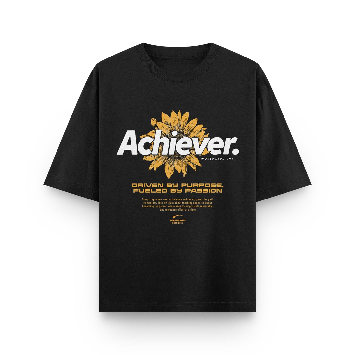 achiever-sunflower-motivational-graphic-t-shirt