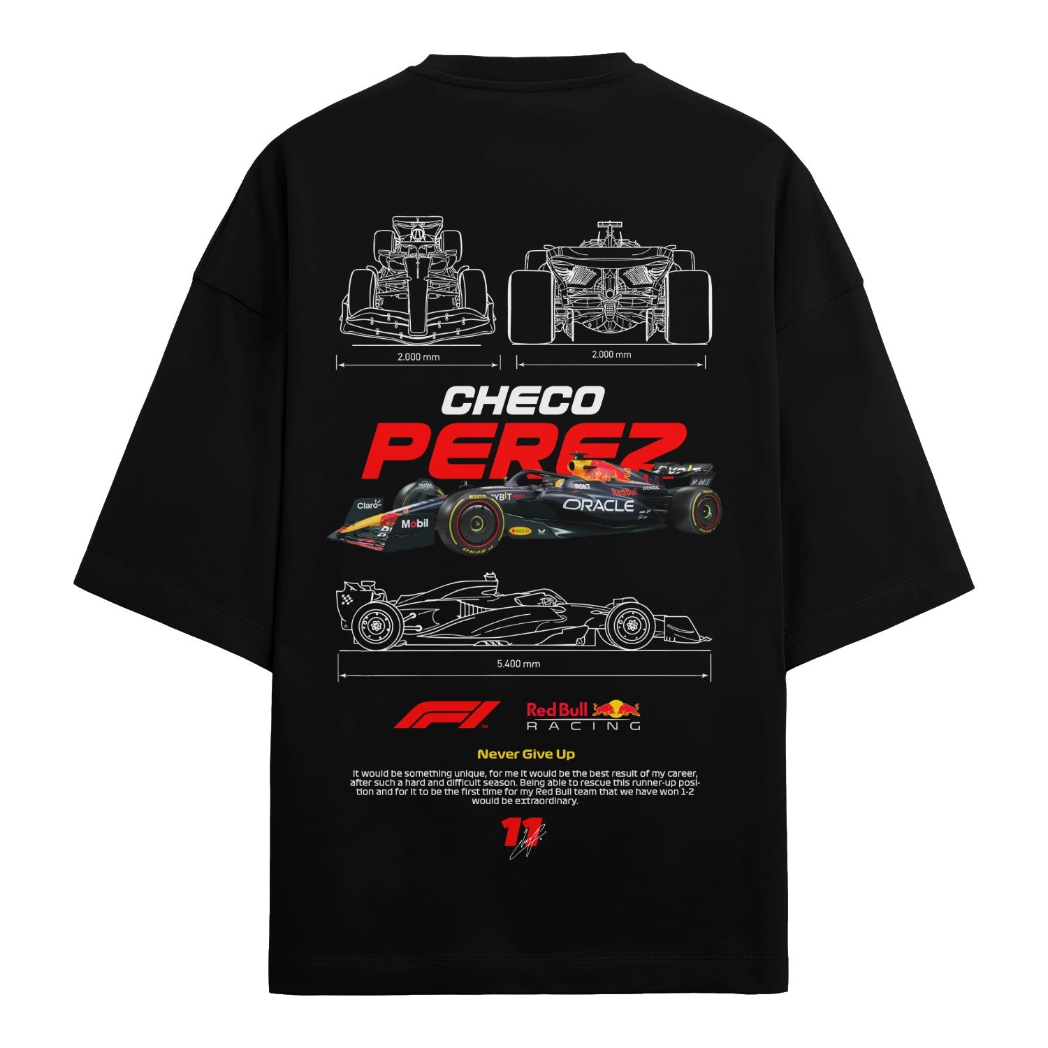 Checo Perez F1 Racing T-Shirt