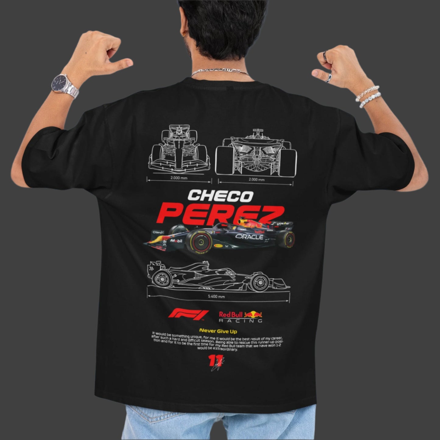 Checo Perez F1 Racing T-Shirt