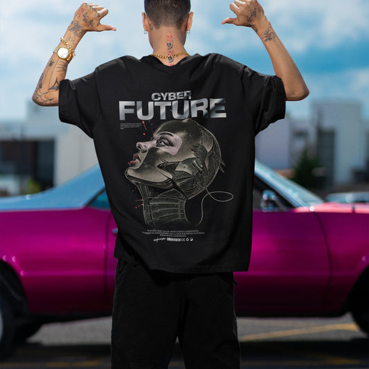 Cyber Future Oversized  Unisex T-Shirt