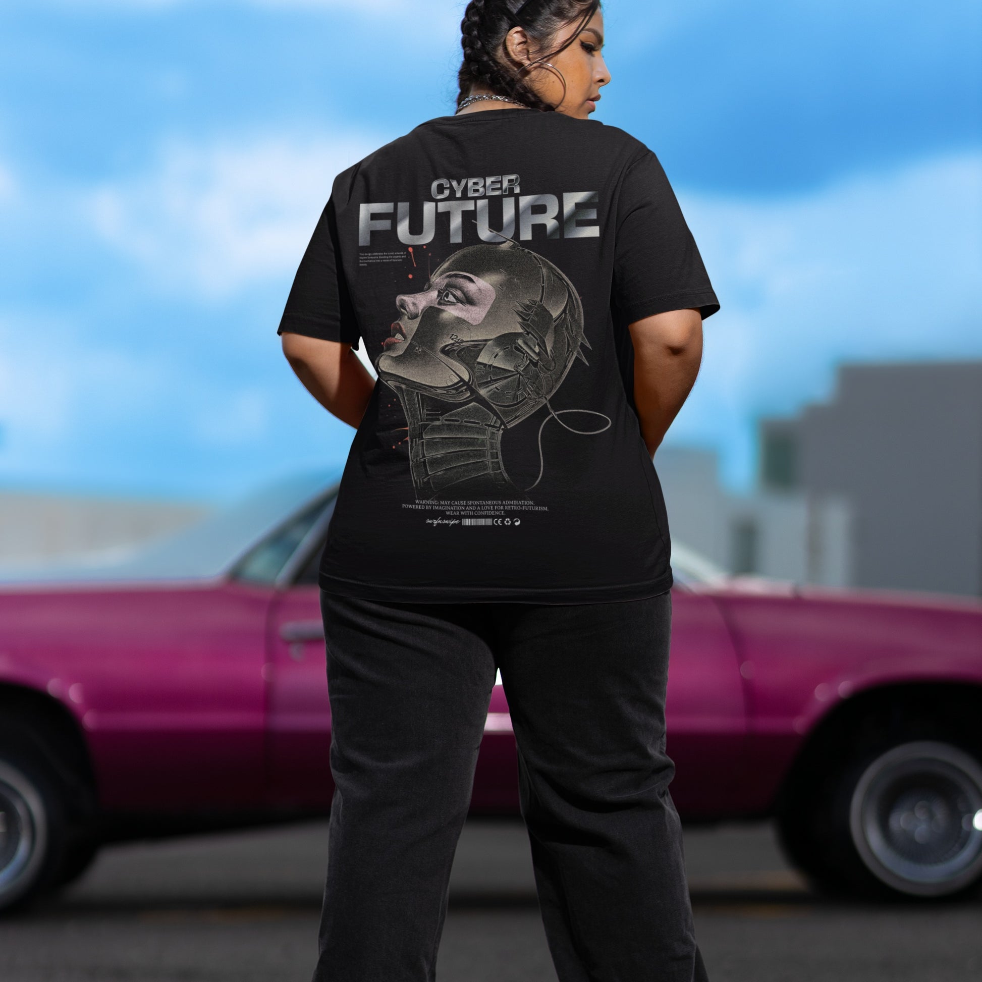Cyber Future Oversized  Unisex T-Shirt