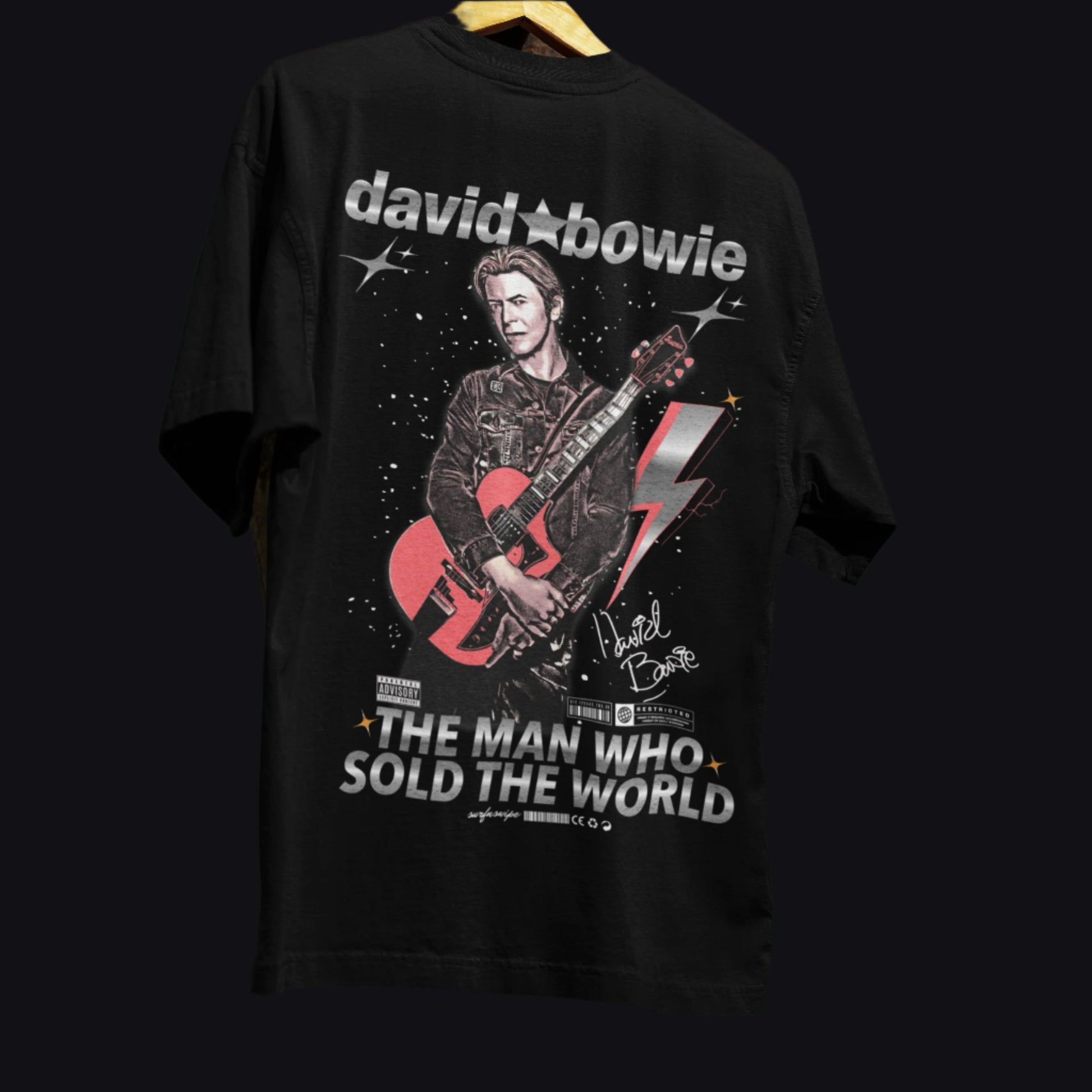 David Bowie Oversized T-shirt -Unisex Tee