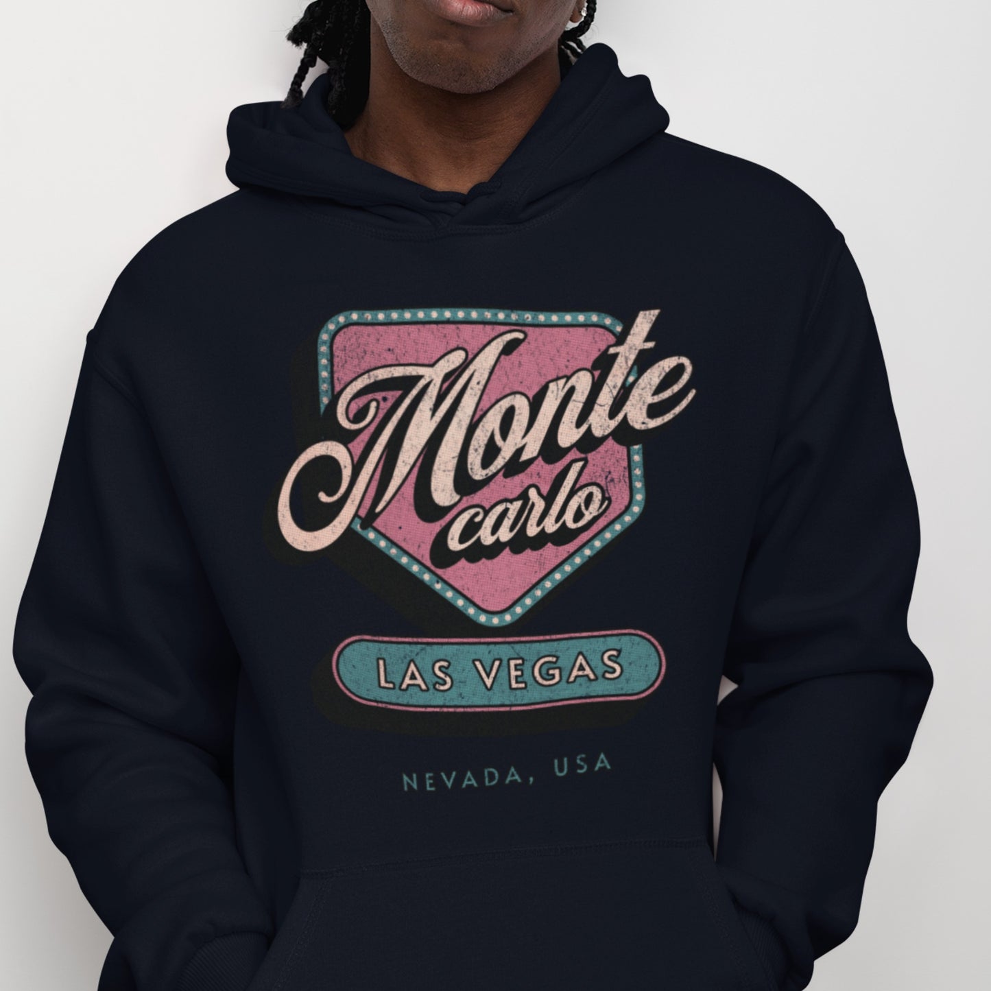 Monte Carlo Hoodie - Vintage Vegas Design
