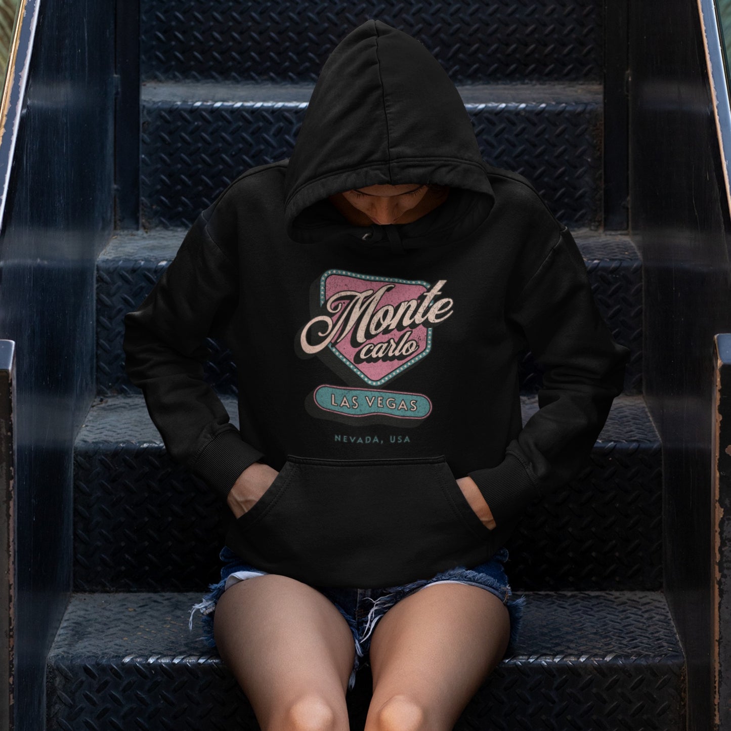 Monte Carlo Hoodie - Vintage Vegas Design