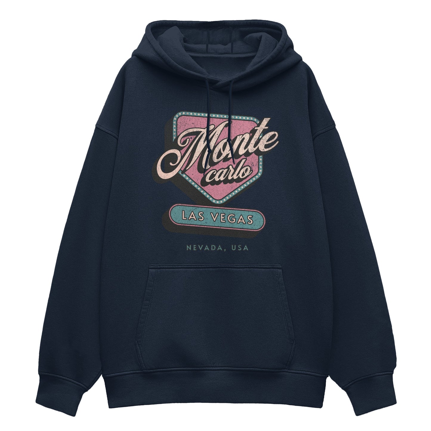Monte Carlo Hoodie - Vintage Vegas Design