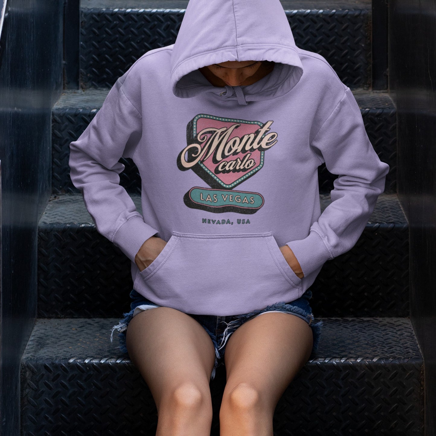 Monte Carlo Hoodie - Vintage Vegas Design