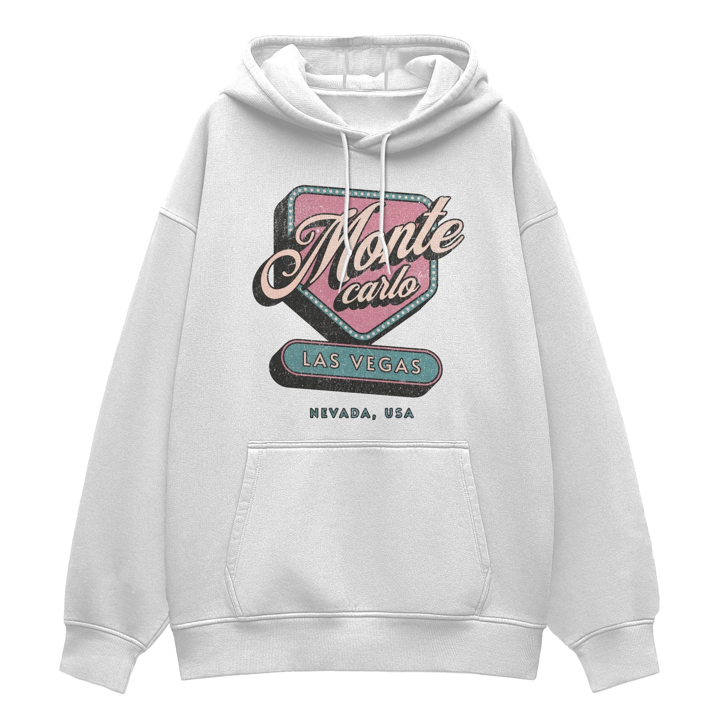 Monte Carlo Hoodie - Vintage Vegas Design