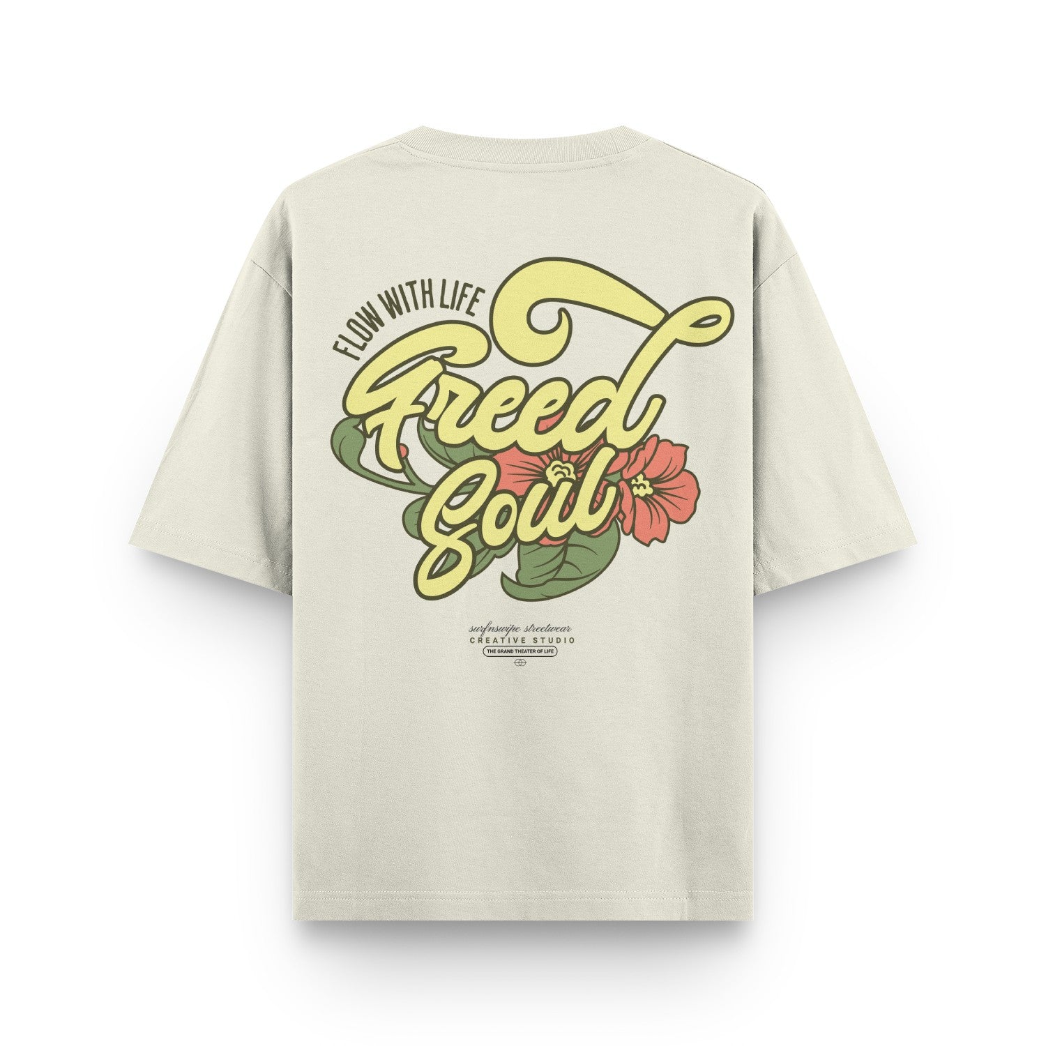 Flow with Life Freed Soul graphic T-shirt