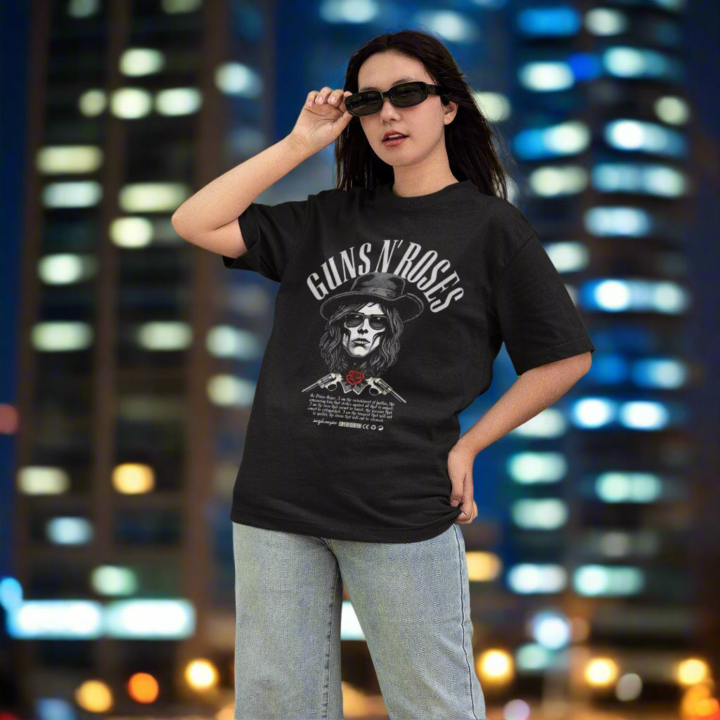 Oversized Guns N' Roses Unisex T-Shirt