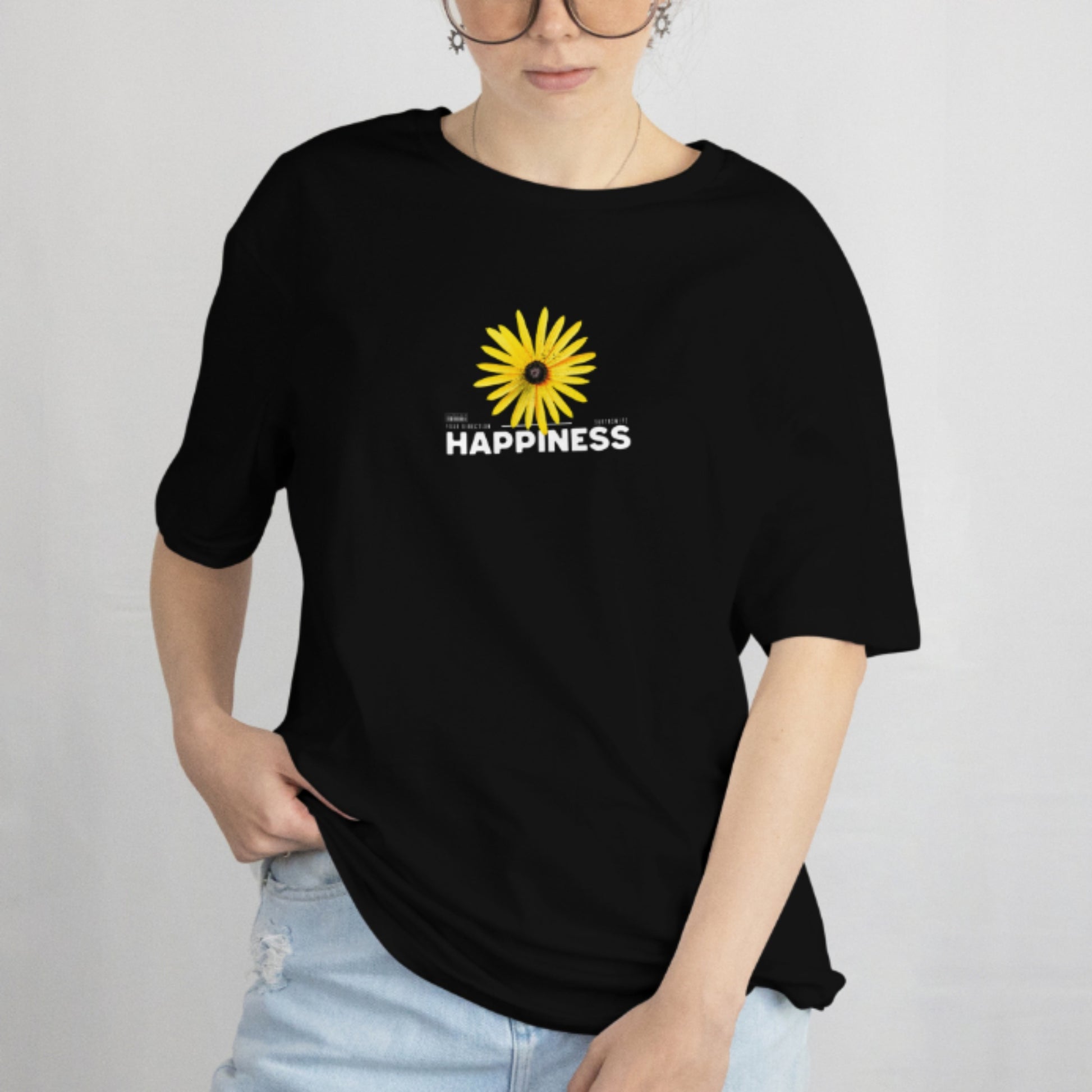 Oversized Inspirational Quote T-Shirt