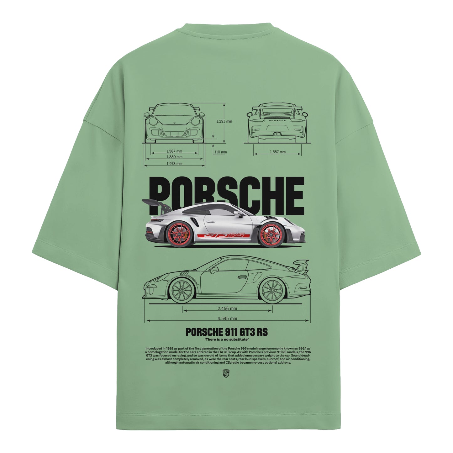 Porsche 911 GT3 RS Blueprint T-Shirt