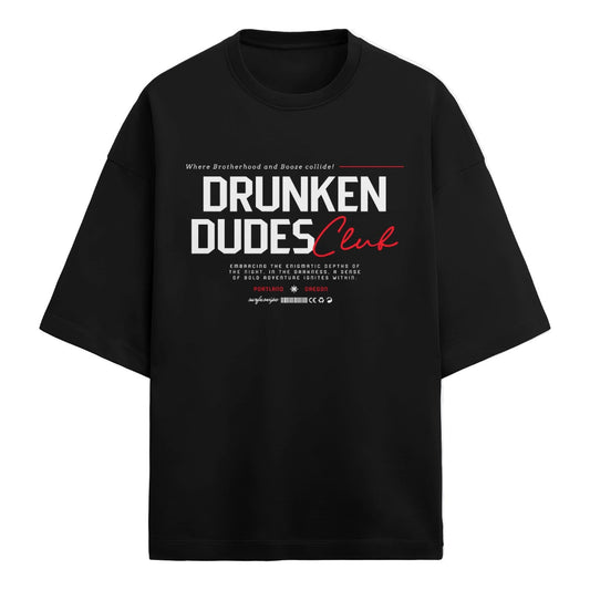 Retro Drunken Dude Club Tee