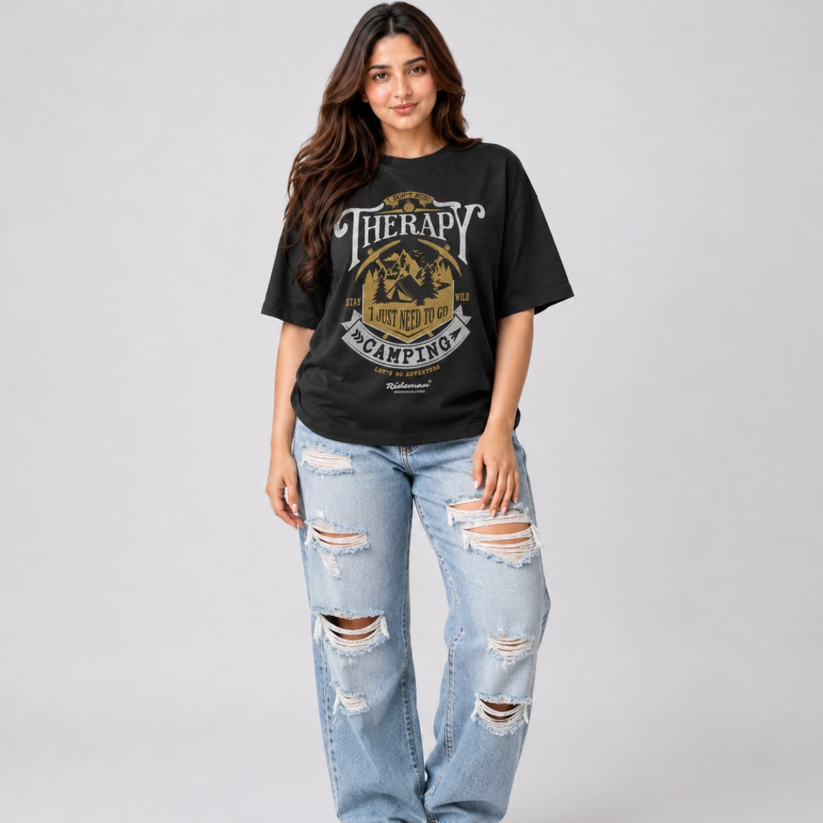 Camping Oversized T-Shirt