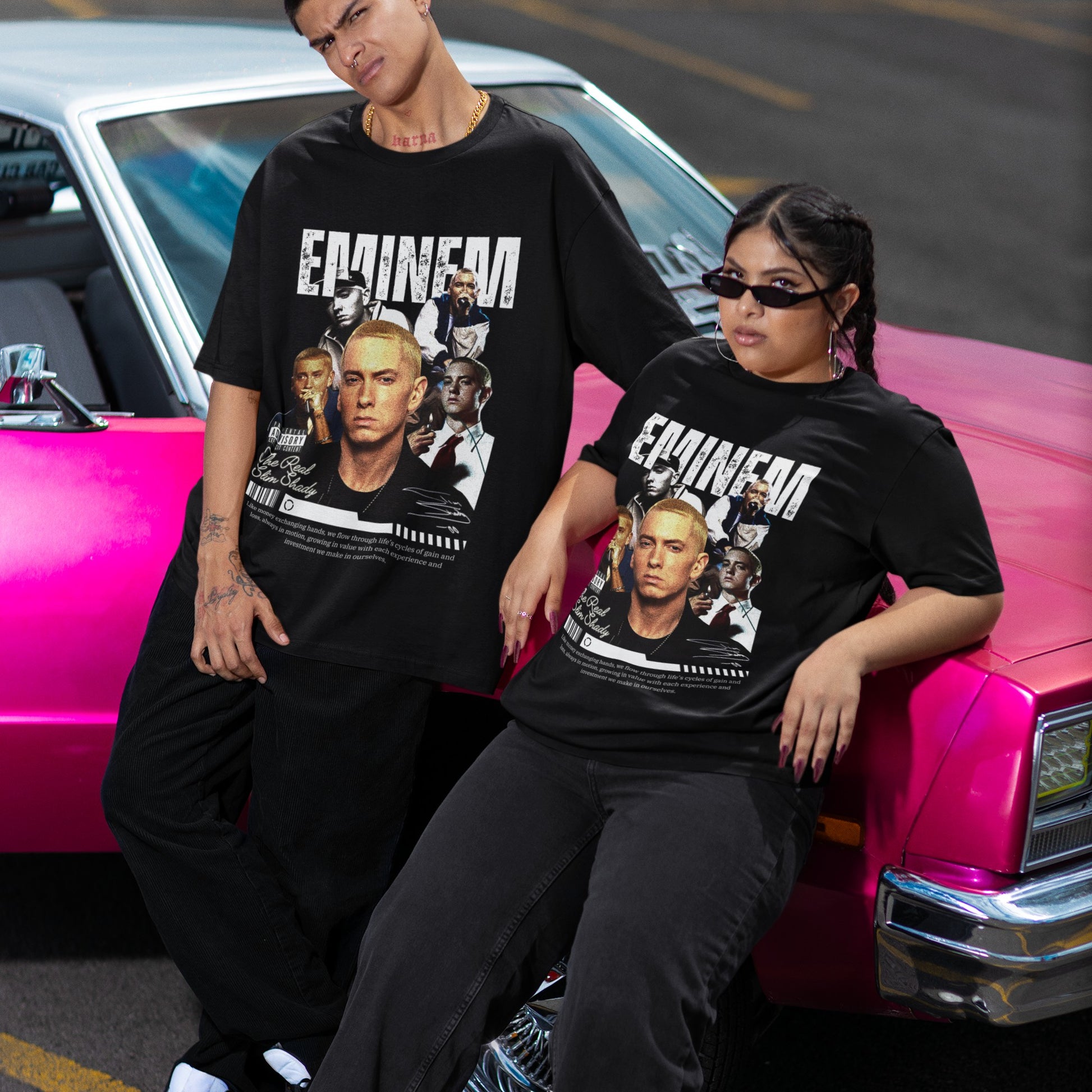 Vintage Eminem Unisex Oversize Cotton Tee