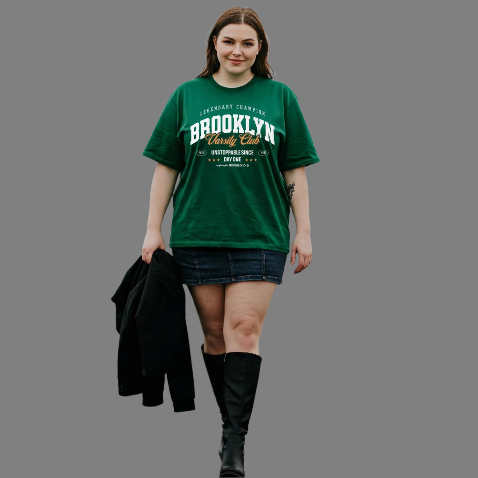 Green Brooklyn Varsity Club T-Shirt