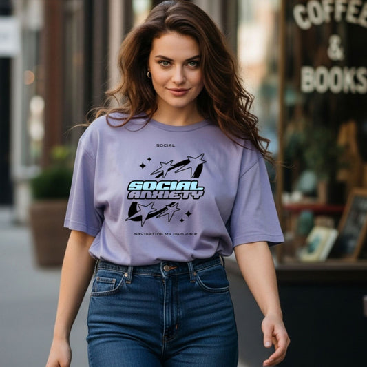 Social Anxiety Graphic Unisex Tee