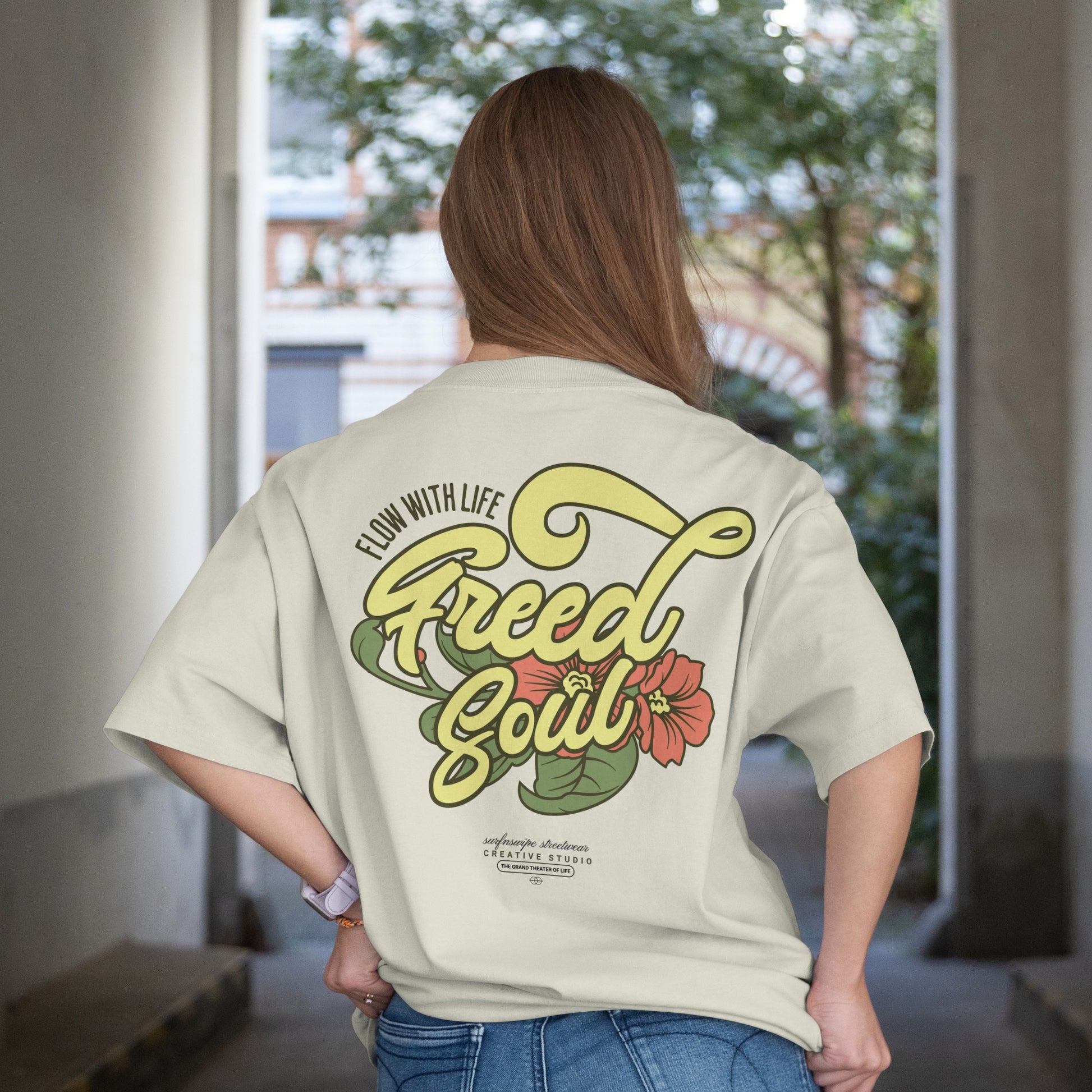 Flow with Life Freed Soul graphic T-shirt