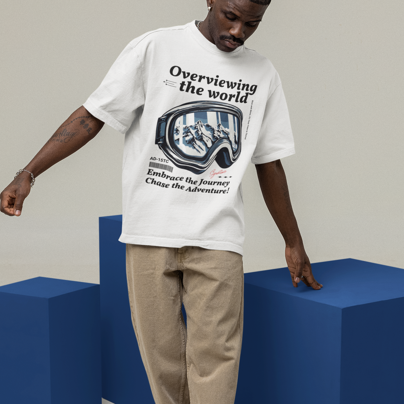 Unisex Oversize Graphic Printed T-shirt