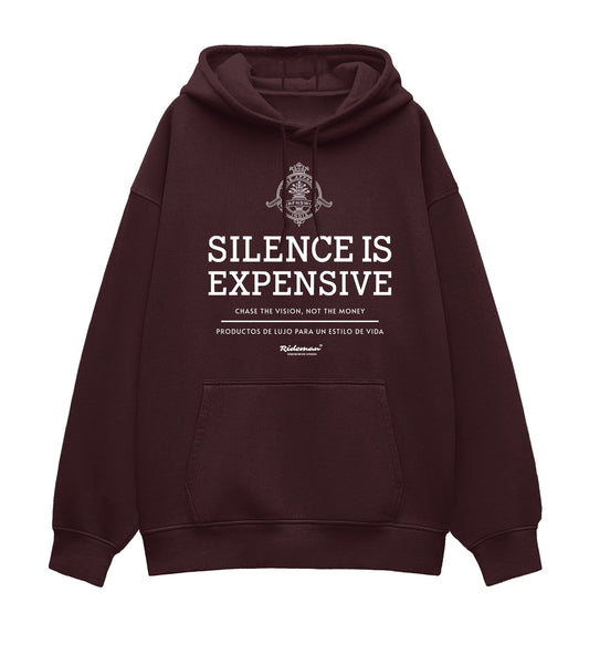 Silence Is Expensive Oversized Hoodie