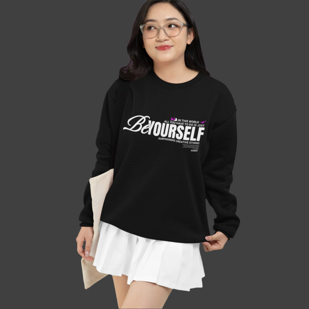 surfnswipe-be-yourself-unisex-sweatshirt