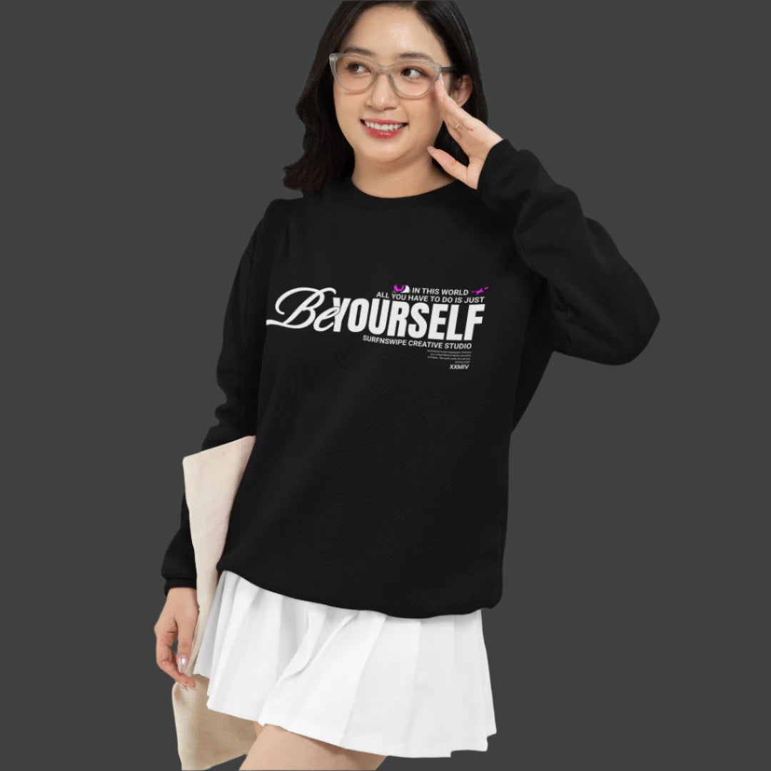 surfnswipe-be-yourself-unisex-sweatshirt