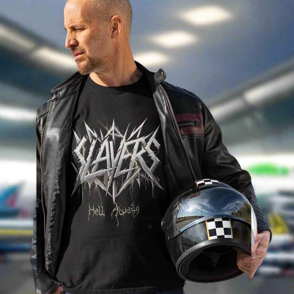 Metal Band Logo Supima Black Cotton Tee