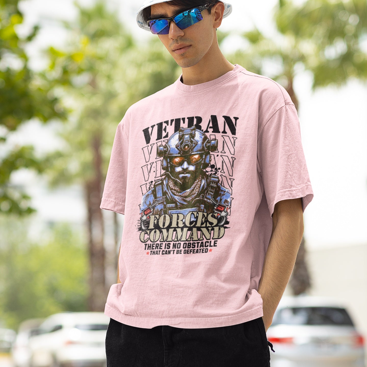 Oversized Veteran Graphic Tee