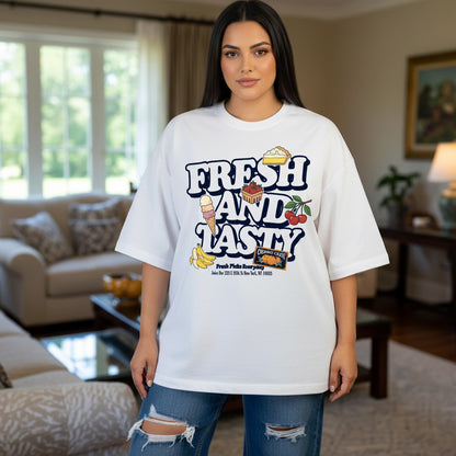 Fresh & Tasty Oversized Unisex T-Shirt
