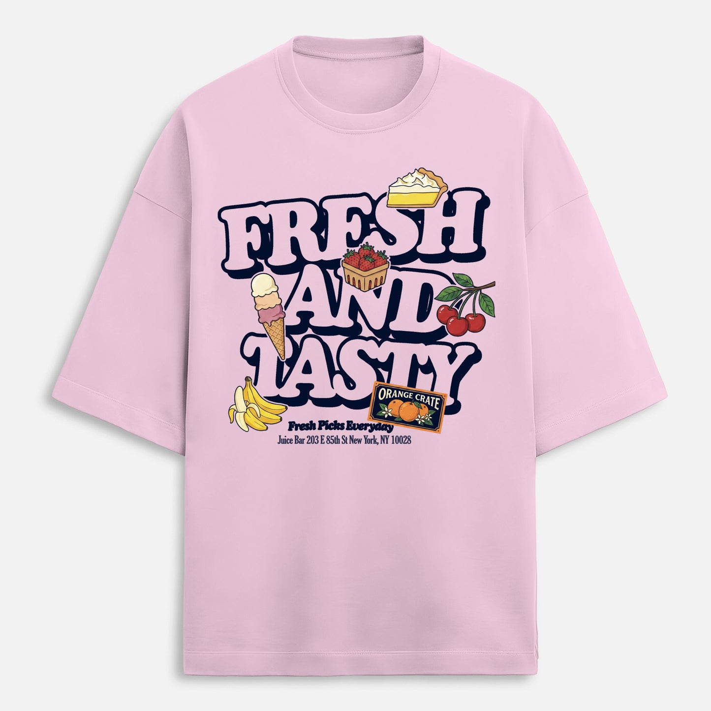 Fresh & Tasty Oversized Unisex T-Shirt