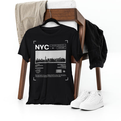 240 GSM Oversize Cotton Tee with NYC Graphic