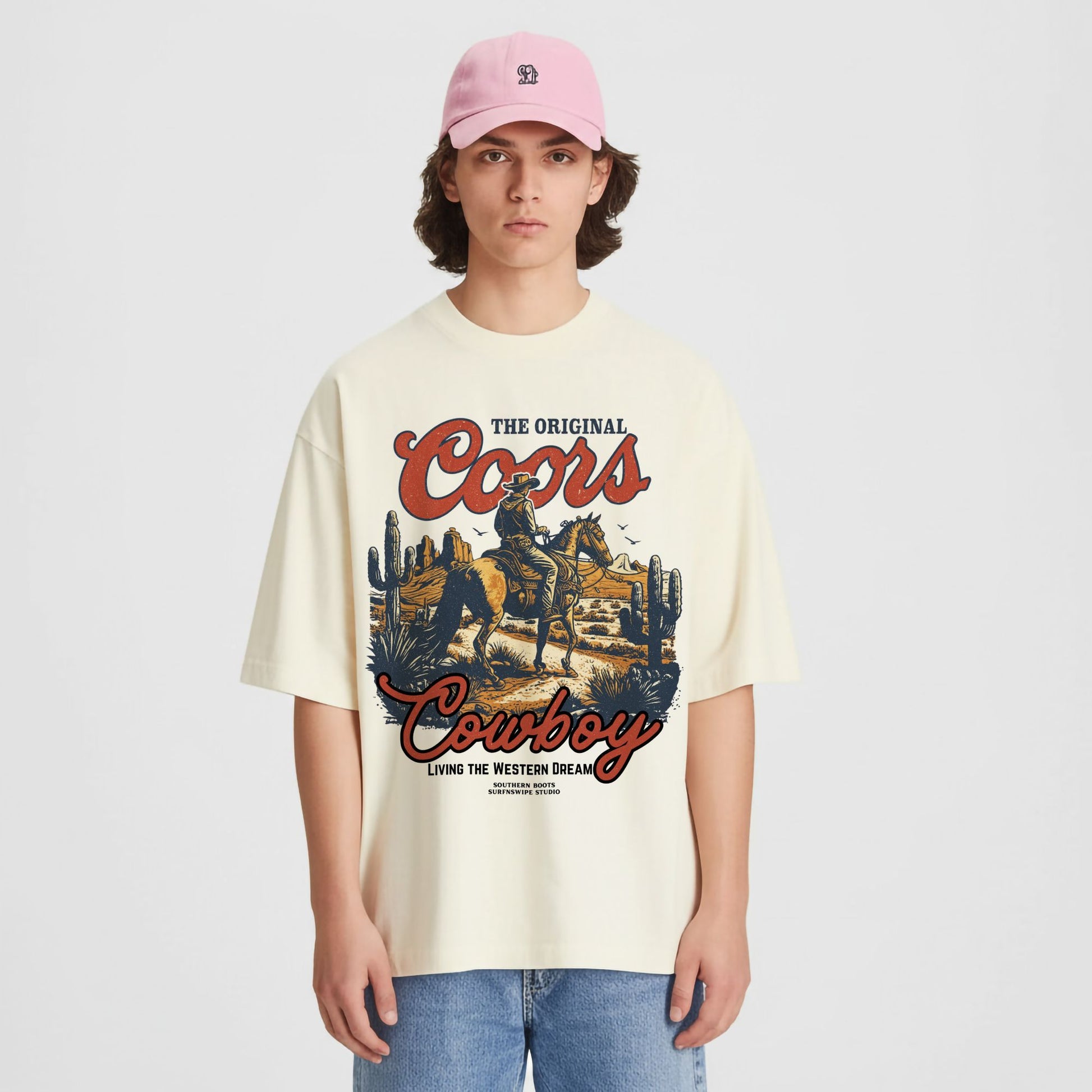 coors-cowboy-oversized-tee