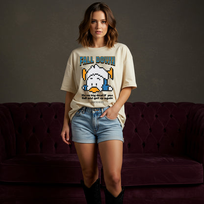 fall-down-gaming-tshirt-retro-pixel-motivational