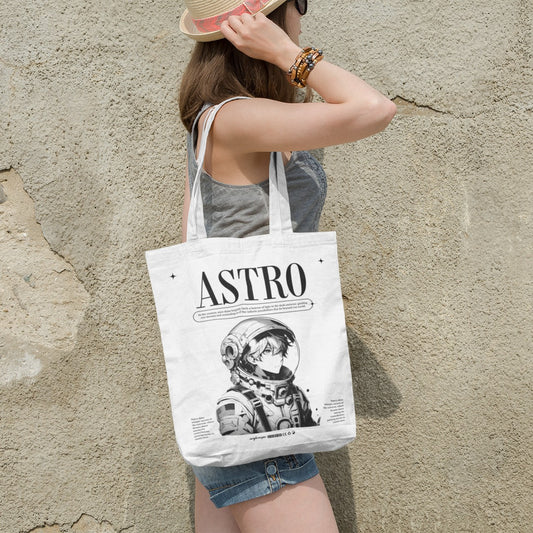 Anime Astro Graphic Printed Canvas Tote bag