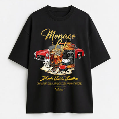 Monaco Life Monte Carlo Edition Oversized French Terry T-Shirt