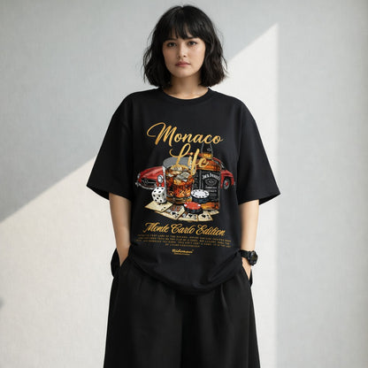 Monaco Life Monte Carlo Edition Oversized French Terry T-Shirt