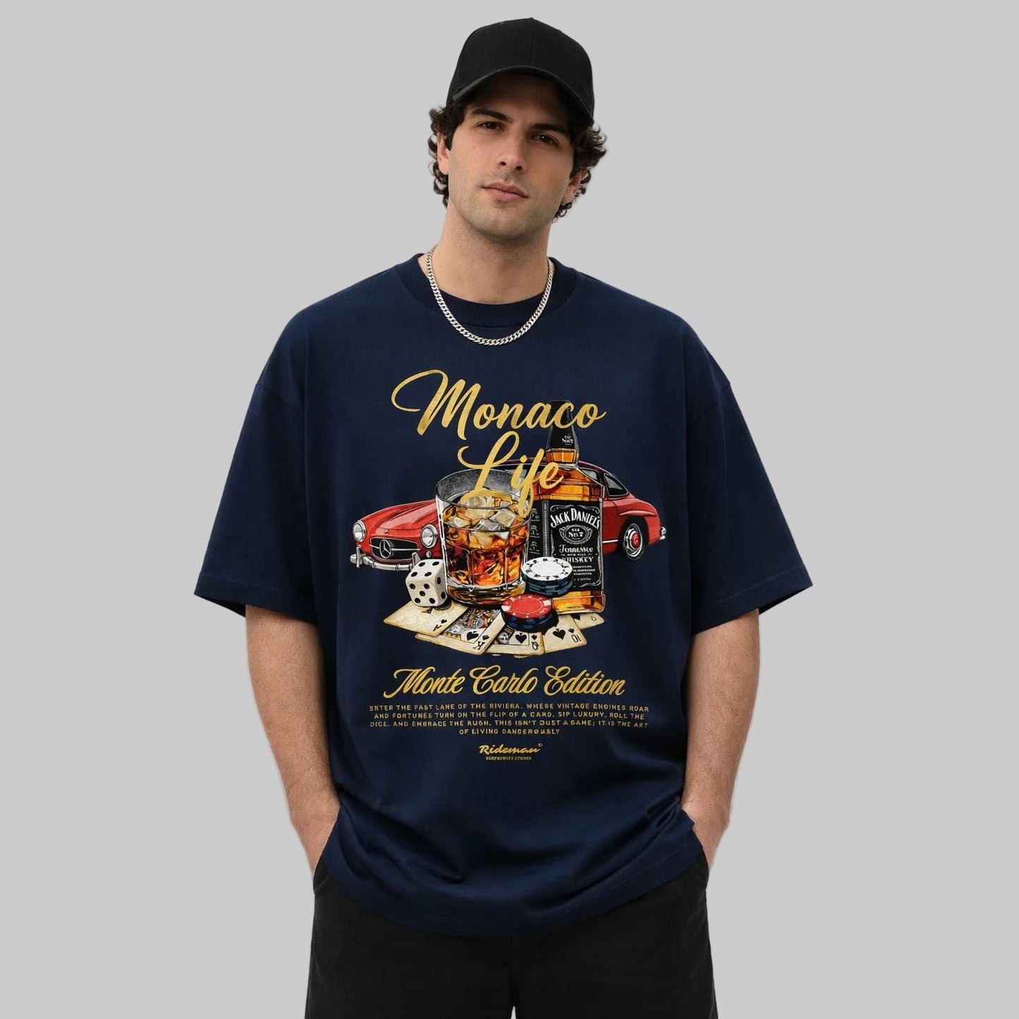 Man-wearing-navy-tshirt