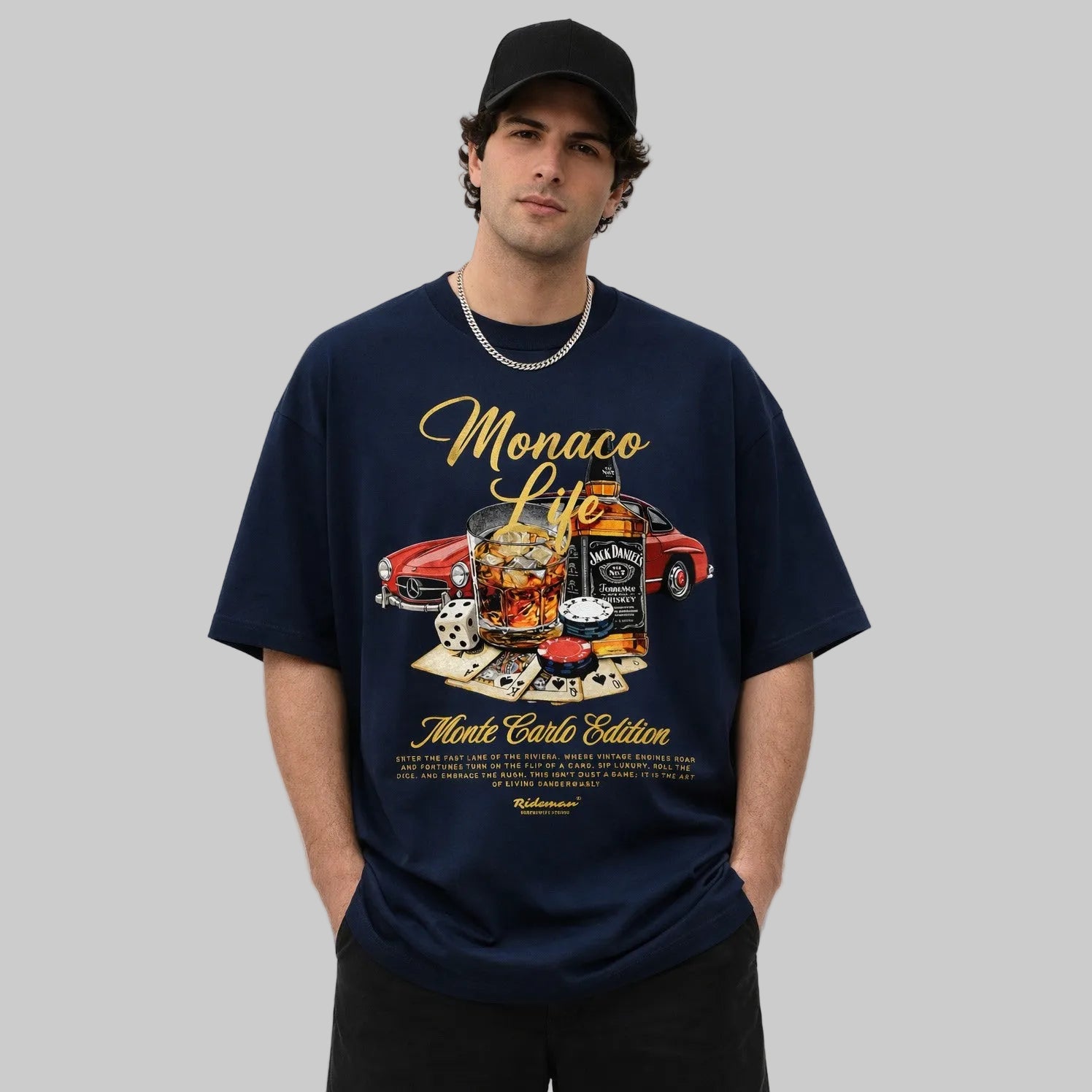 Man-wearing-navy-tshirt