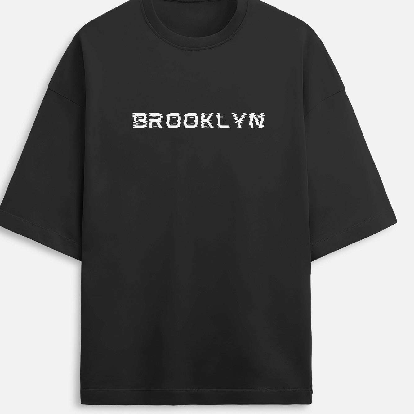Brooklyn Glitch Oversized Heavyweight T-Shirt