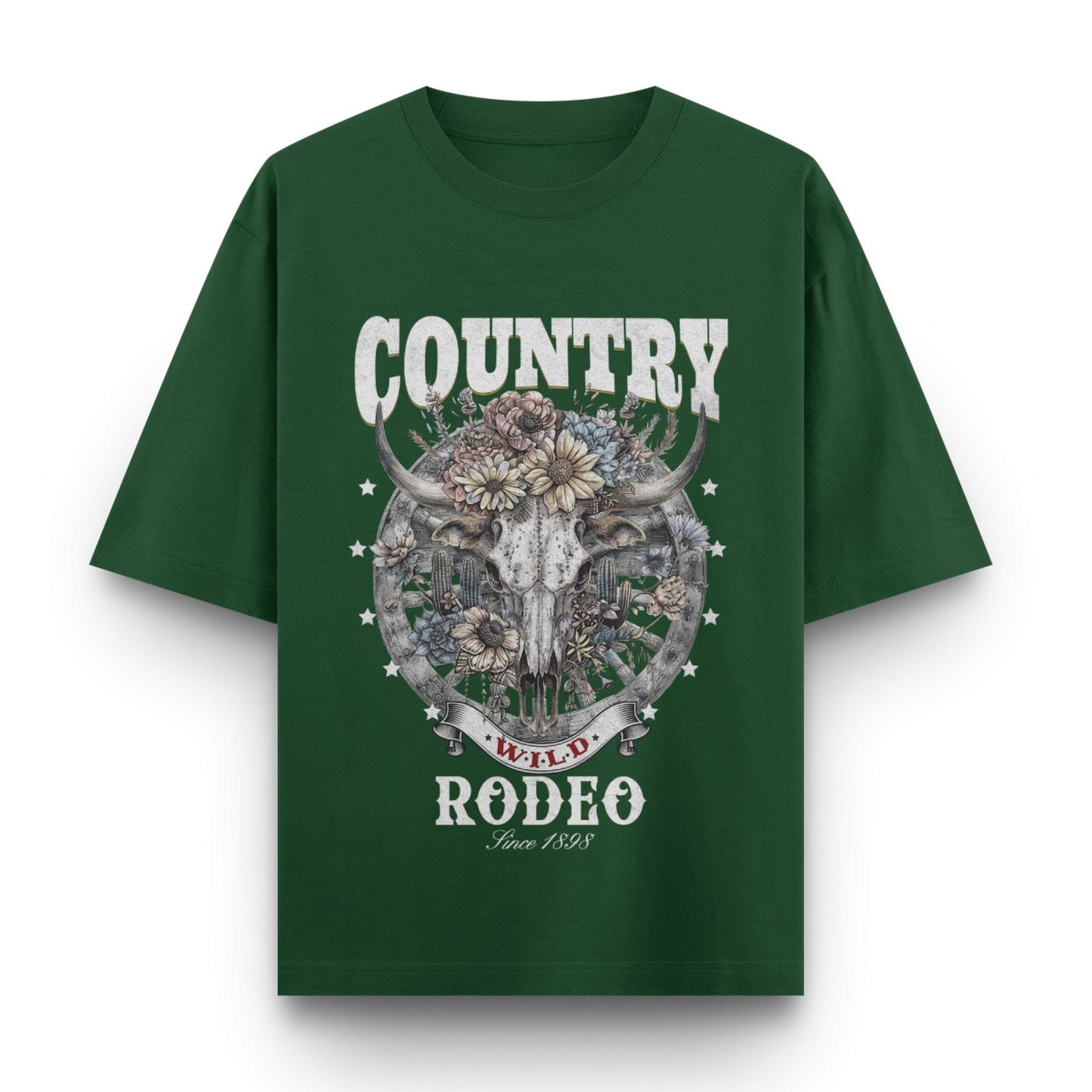 Country Wild Rodeo Skull T-Shirt