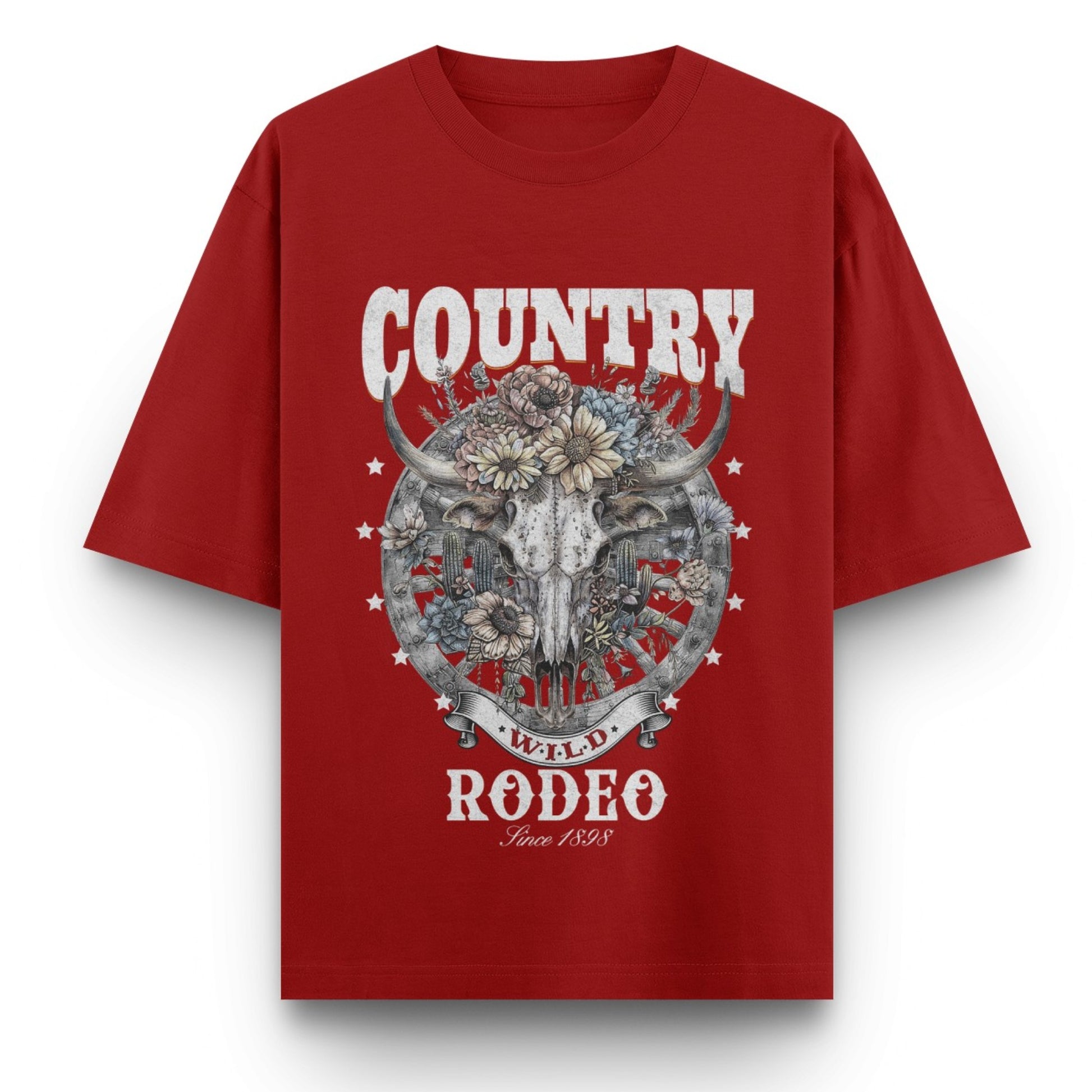 Country Wild Rodeo Skull T-Shirt