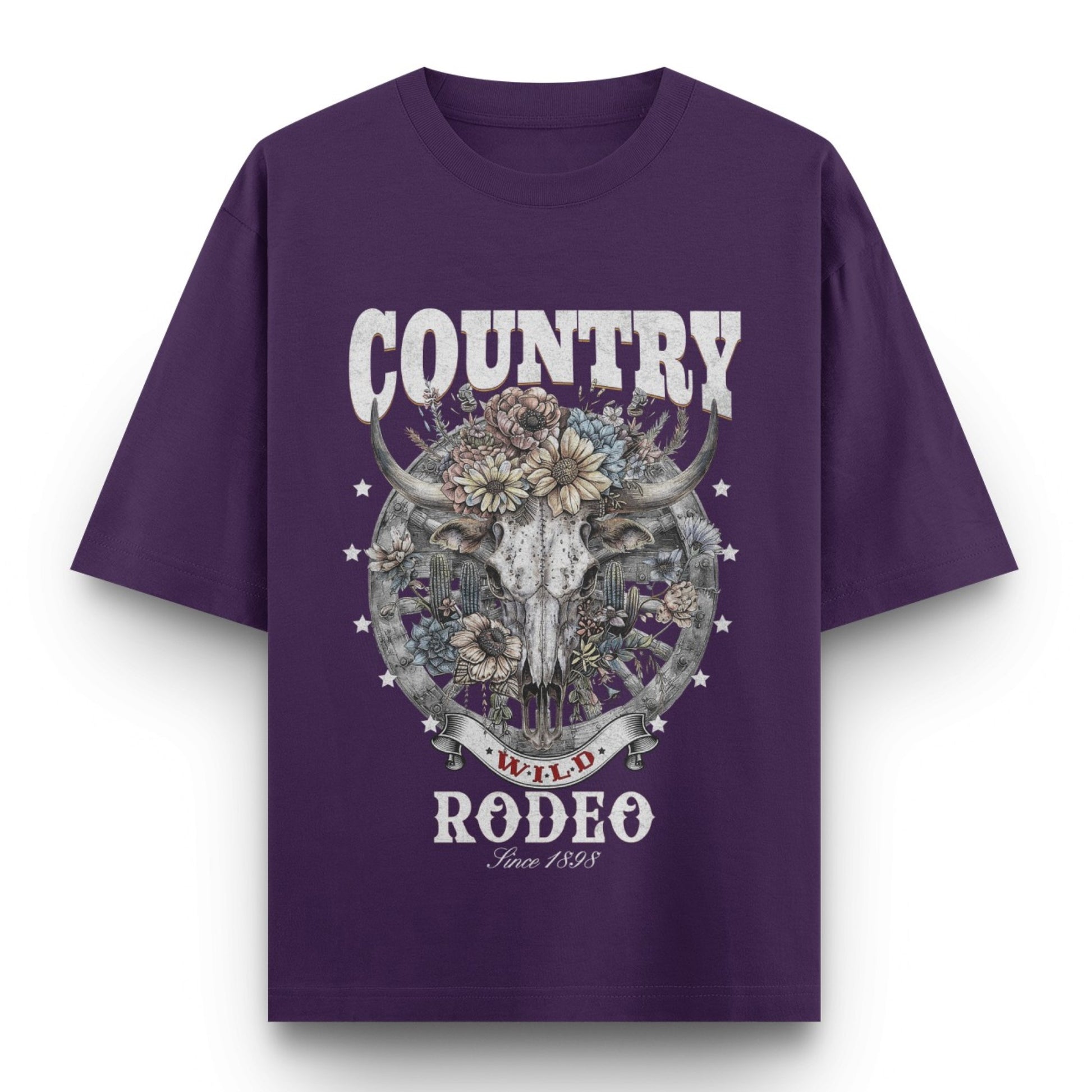 Country Wild Rodeo Skull T-Shirt