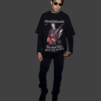 David Bowie Oversized T-shirt -Unisex Tee