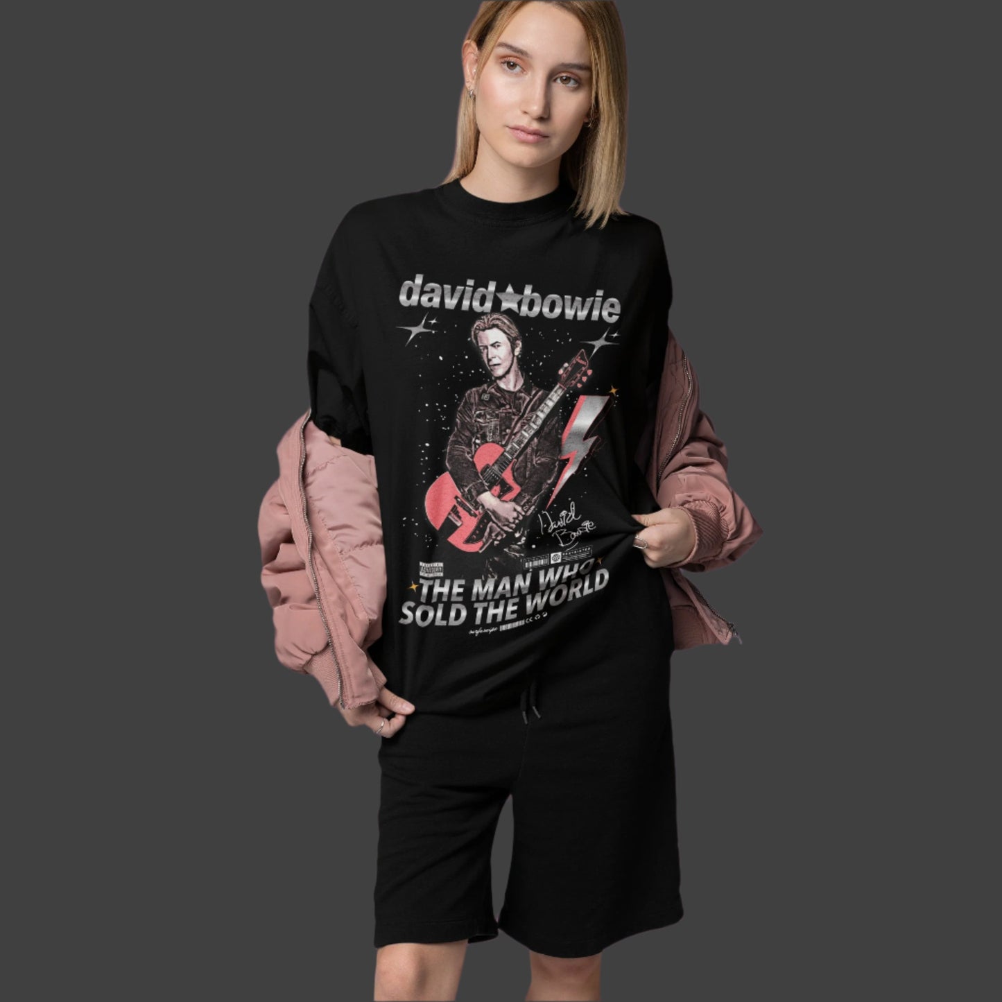David Bowie Oversized T-shirt -Unisex Tee