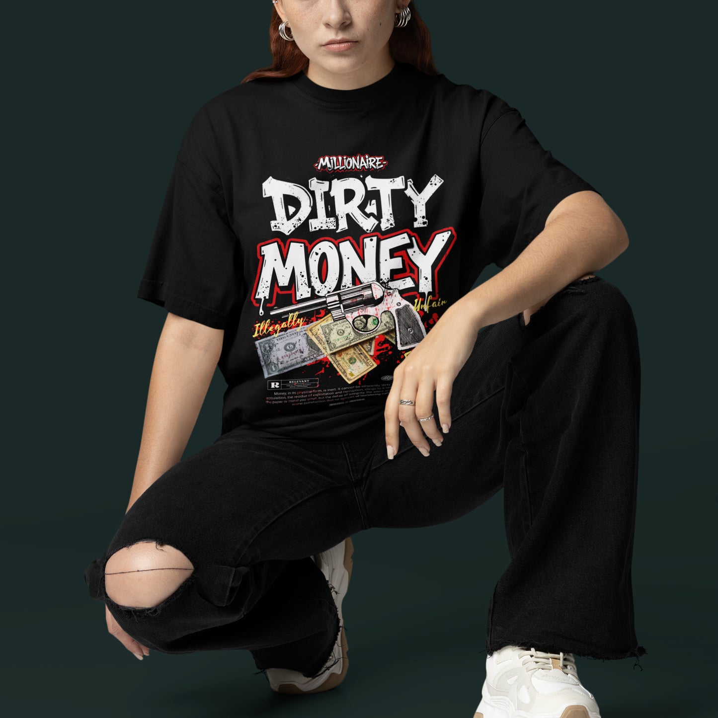 Dirty Money Graphic T-Shirt