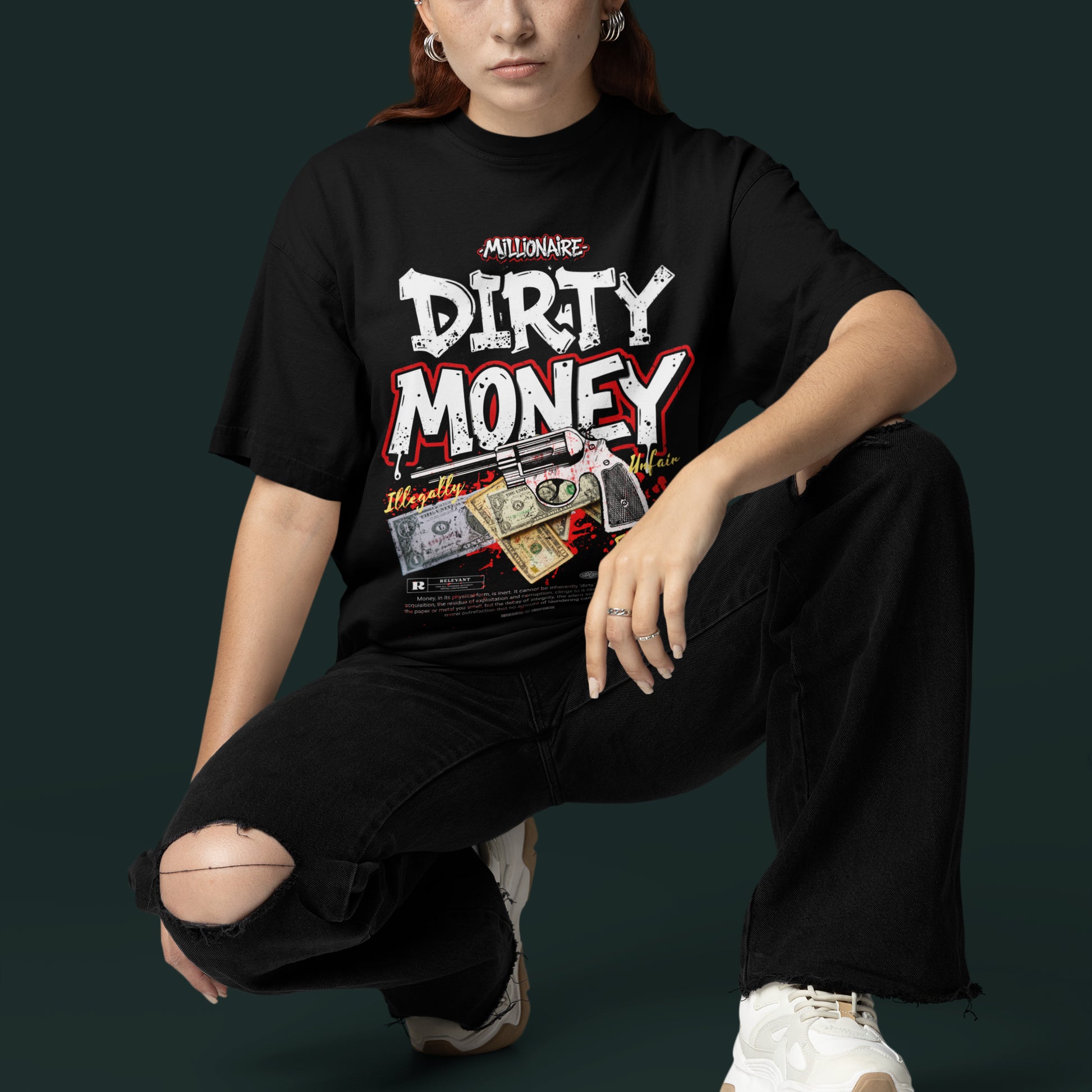 Dirty Money Graphic T-Shirt